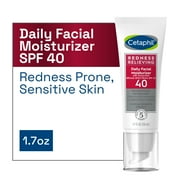 Cetaphil Redness Relieving Daily Facial Moisturizer SPF 40, 1.7 fl oz, Neutral Tint