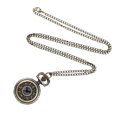 thumbnail image 2 of Rbaofujie Accessoires de Mode Hommes et Femmes Montre de Poche Couple Rétro Quartz Table Suspendue Table Commémorative Montre Freestyle Marron, 2 of 7