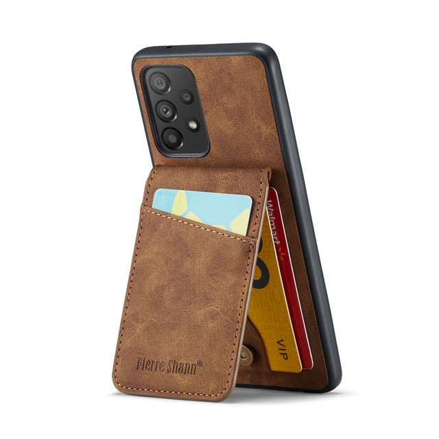 For Samsung Galaxy A13 A14 A22 A23 A24 A33 A34 A51 A52 A53 A54 A71 A72 A73 Case, Dual Layer Lightweight Premium Leather Case Wallet With Card Holders Magnetic Lock Flip Protective Phone Case