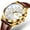 U-white, variant on Mens Watches Luxury Chronograph Moon Phase Waterproof Luminous Brown Leather Strap Date Rose Gold Classic Watch for Men