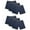 Dark Blue, variant on 6PK Mens Performance Boxer Briefs Breathable Comfort Waistband Underwear Shorts