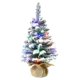 thumbnail image 1 of Mini árbol de Navidad: apariencia realista, ramas duraderas, perfecto para decoración de escritorio, suministros festivos, linternas de 60 cm, 1 of 5