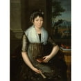 thumbnail image 3 of José María Vázquez 19x24 Black Modern Framed Museum Art Print Titled - Portrait of Dona Maria Luisa Gonzaga Fancerrada and Labarrieta, 3 of 5