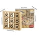 thumbnail image 2 of Juego de tres en raya de madera | Juego de mesa de tres en raya para niños | Juego de estrategia educativo | Tamaño portátil de viaje: 13,5 x 13,5 cm | Juegos de fiesta familiares, 2 of 5