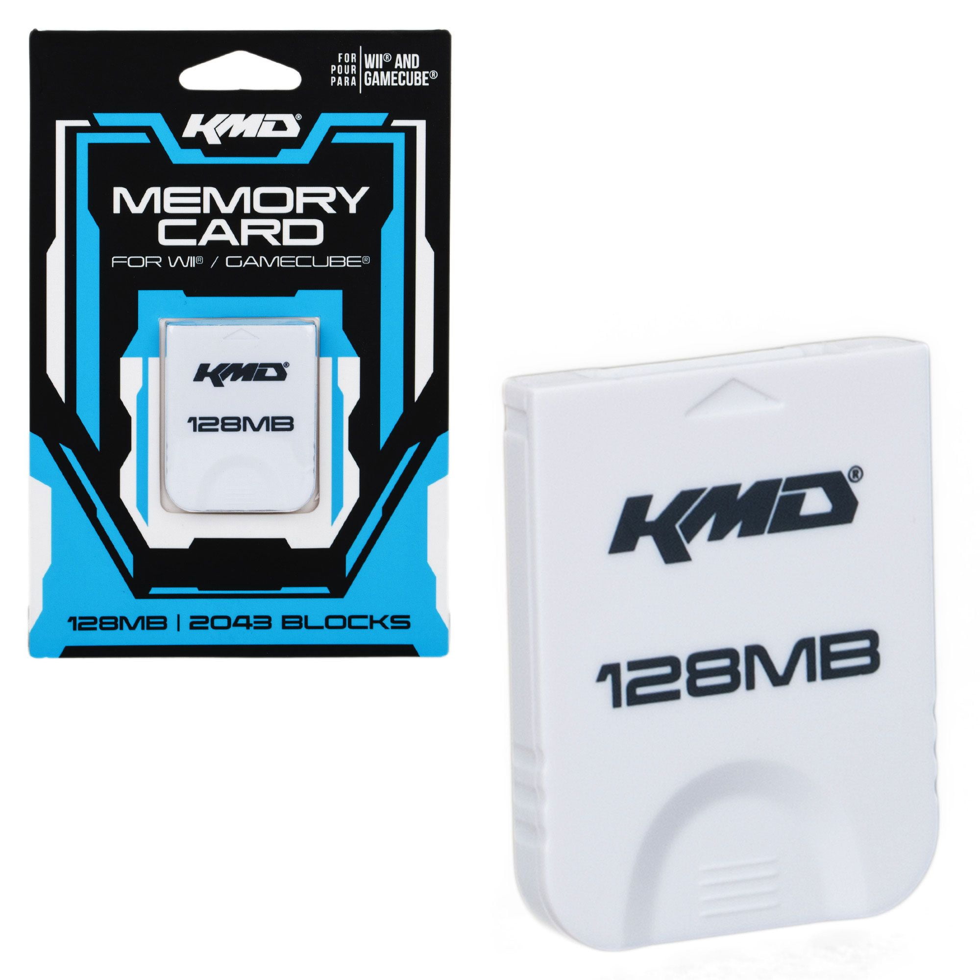 KMD 128 MB 2043 Blocks Memory Card For Nintendo Wii And GameCube System