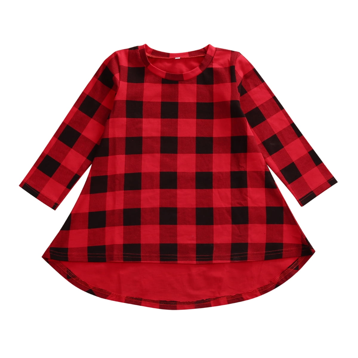 buffalo check baby dress