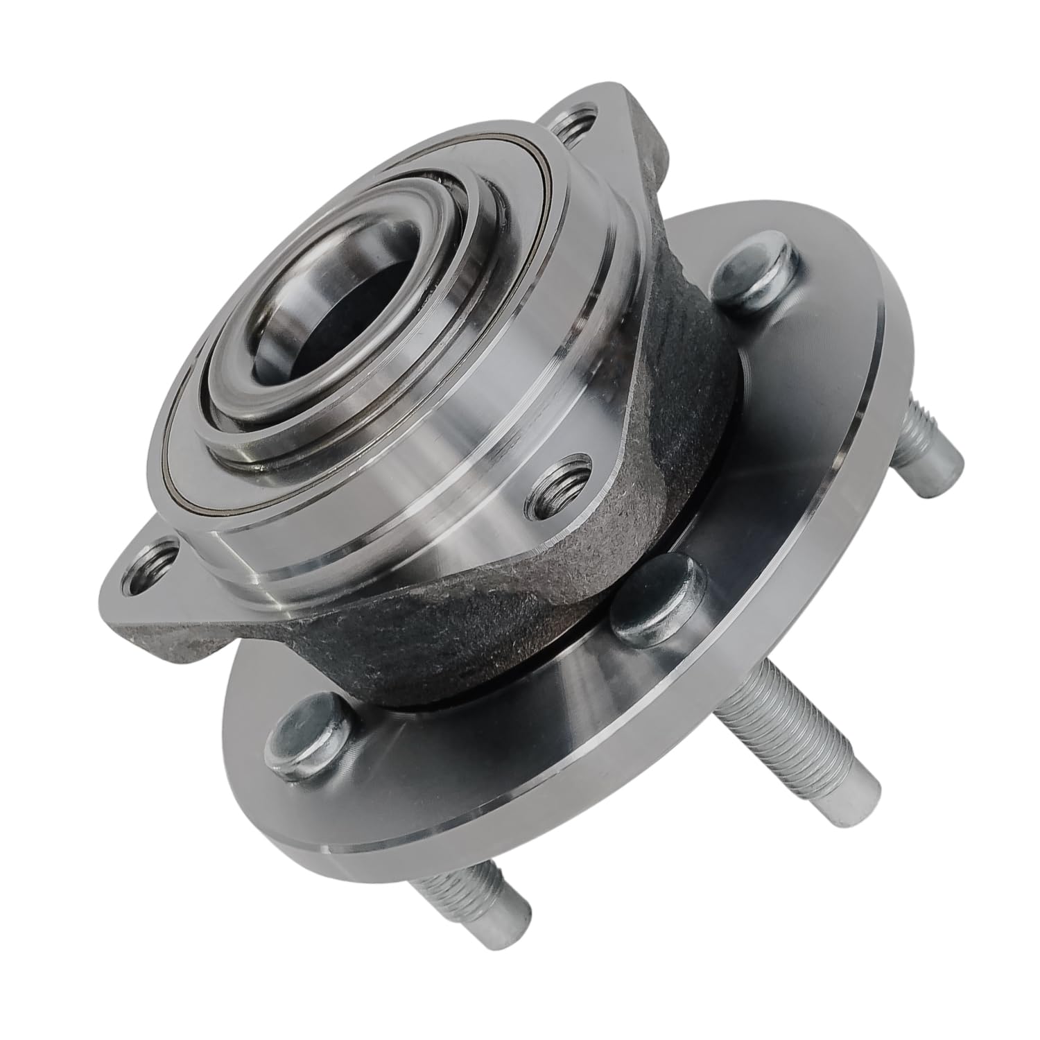 Detroit Axle - Front Wheel Bearing Hubs for 2005-2010 Chevrolet Cobalt, Saturn Ion Pontiac Pursuit G5, Replacement 2006 2007 2008 2009 Wheel Bearing and Hubs Assembly Set [4 Lugs Non-ABS]