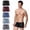 5 Pack, variant on Baywell 3 Pack Men's Underwear Boxer Briefs Summer Lightweight Mesh Sexy Sheer Breathable Men Panties Ice Silk Comfort Soft Boxer Shorts Plus Size Trunks Underwear for Men, XS-5XL