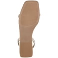 thumbnail image 4 of INC Womens Beige Adjustable Ankle Strap Rhinestone Persida Square Toe Slip On Sandals 8 M, 4 of 4