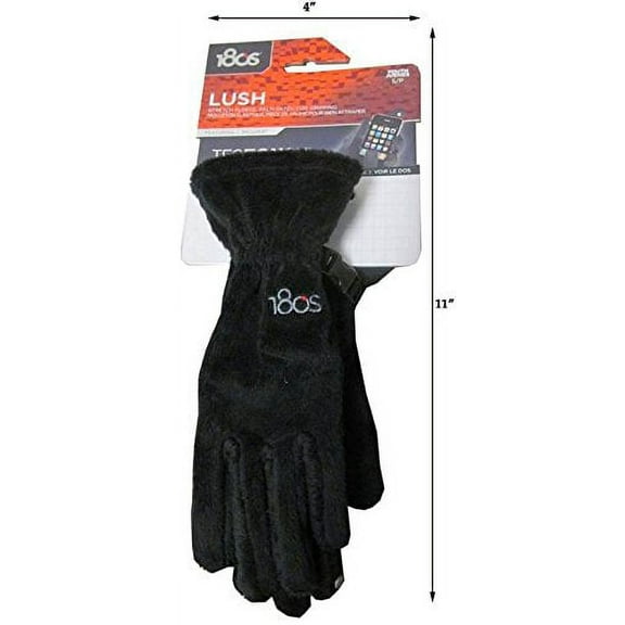TecTouch Lush Youth Girl Gloves, Large, Black