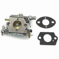 thumbnail image 6 of 2X Carburetor for Cat 335 435 440 Chainsaw Type,2 x Carburetor 4 x Gasket,Silver, 6 of 6