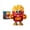 C, variant on EGNMCR Boy Stunt Spinning Tricycle Light Music Teddy Bear Protruding Car Internet Famous Children's Toy P lastic stunt cars