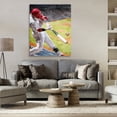 thumbnail image 2 of Stupell Industries Athlete Hitting Baseball Sports & Sports Teams Painting Wrapped Canvas Canvas Art Print Wall Art, 36 x 48, 2 of 7