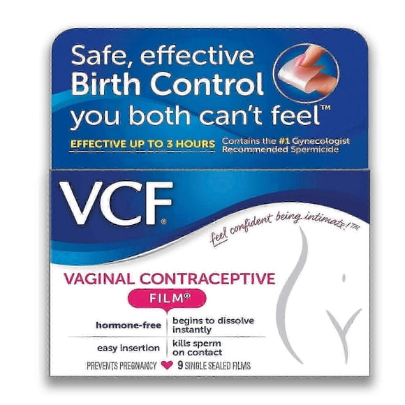 2025 Vcf Vaginal Film, 9 Ct-Ribn