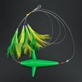 thumbnail image 4 of Heitune Schwertfisch Pluma Artificiales for la Pesca de atún señuelo Accesorios Tease for Grandes Cebo señuelo (Verde), 4 of 5