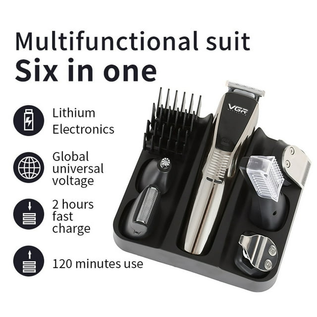 Cortadora de cabello eléctrica Clipper Kit de corte de cabello personal de corte automático Carga USB yeacher Broche del pelo