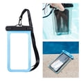 thumbnail image 2 of Bolsa impermeable para teléfono, bolsa seca para teléfono, ligera, multiusos, Universal, funda protectora de agua para surfear y navegar Azul, 2 of 8