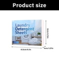 thumbnail image 5 of Biodegradabled Laundry Strips Safe Formulas Detergent Sheets For Sport Wear And All Washer Type Travel Use, 5 of 9