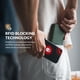 thumbnail image 5 of Tarjetero VULKIT con monedero en piel verde oliva, 5 of 6