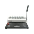 thumbnail image 2 of A4 Paper Binding Machine Puncher Binder 21 Holes Binding Machine 12 Sheets Punching Binding Office Home Tools ,Pinpoint Punching, 2 of 5