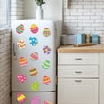 thumbnail image 3 of Imanes de refrigerador de Pascua Huevos de colores Imanes de garaje Pegatinas magnéticas para refrigerador para la cocina del automóvil de las vacaciones de primavera - 4 piezas, 3 of 5