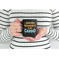 thumbnail image 2 of Funny Crunching Numbers Is My Cardio, Accountant Quotes, Black 11oz Ceramic Mug, 2 of 5