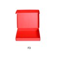 thumbnail image 2 of Caja de embalaje Color sólido Ángulo Embalaje Caja de papel corrugado Ropa portátil Almacenamiento de regalo Llevar Viajes domésticos Almacenamiento y organización del hogar Rojo 160x120x35mm Bearachild HA073124-06, 2 of 6