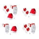 thumbnail image 3 of Sombrero de Navidad YONGSHENG con máscara de barba y guantes rojos para adultos y niños, 3 of 5