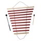 thumbnail image 5 of Campana de meditación 9 notas, instrumento de percusión ornamental, de viento para gestión del aula, herramienta de relajación Rojo, 5 of 8