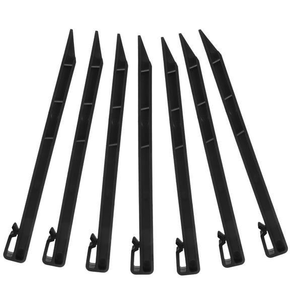 20 Pcs Gardening Nails Outdoor Plastic Stakes Ground Spikes Replacement Lawn for