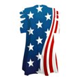 thumbnail image 4 of Verano de las mujeres con cuello en v cremallera impresa sin tirantes sexy manga corta tops camisa blusa pulóver Pompotops  hkajfhjk469741, 4 of 5