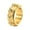Gold, variant on Unisex Stainless Steel Vintage Domineering 9mm Cool Tiger Head Tribal Biker Ring Gothic Punk Anxiety Fidget Band Black Size 12