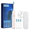 thumbnail image 2 of Yatlte Electric Toothbrush Wave Oscillation & Vibration Sonic Tooth Brush BASS-Brushing Technique Travel Rechargeable Toothbrushes 4 Soft Bristle Replace Heads IPX7 Gifts for Men Women, 2 of 8