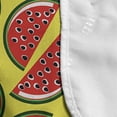 thumbnail image 4 of Watermelon Microwave Oven Cover, Vibrant Graphic Slices of Tasty Summer Fruit Cartoon Style Juicy Food Pattern, Water Resistant Organizer with Pockets for Kitchen, 36" x 12", Multicolor, by Ambesonne, 4 of 4