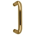 thumbnail image 2 of CRL BPS6GP Gold Plated 6" Single-Sided Solid 3/4" Diameter Pull Handle Without Metal Washers, 2 of 4