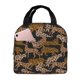 thumbnail image 1 of Disketp Leopard Print for Insulated Lunch Bag for Women and Men, Perfect for Work, Hiking, Picnic, 1 of 8