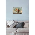 thumbnail image 4 of Flower Bouquet Decor - Flower Art - Bathroom Wall Art & Decor - Kitchen Wall Decor Retro Metal Tin Sign Vintage Aluminum Sign for Home Coffee Wall Decor 12"x8", 4 of 6
