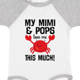 thumbnail image 4 of Inktastic My Mimi and Pops Love Me Boys or Girls Baby Bodysuit, 4 of 5