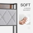 thumbnail image 5 of EDX Twin Bed Frame with Headboard Integrated Charging Station, Spacious Underbed Storage, Simple No-Tool Assembly, No Box Spring Required, 5 of 8