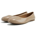 thumbnail image 4 of Soda Kreme Comfortable Basic Shoes Women Ballet Flat Round Toe Gel Insole Beige Patent 7.5, 4 of 5