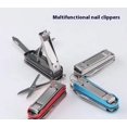 thumbnail image 5 of Multifunctional Nail Clippers Student Portable Foldable Keychain Three In One, 5 of 5