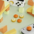 thumbnail image 2 of PlayVital Joystick Caps for Nintendo Switch, Thumbstick Caps for Switch Lite, Analog Cover for Switch OLED Joycon - Tangerine, 2 of 6