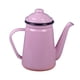 thumbnail image 5 of Tetera de esmalte, tetera gruesa con asa, tetera para café de 1,1 l, tetera para estufa Rosa, 5 of 9