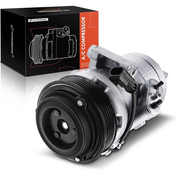 A-Premium AC Compressor with Clutch Compatible with Ford Fusion 2010-2012 Lincoln MKZ 2007-2012 V6 3.5L