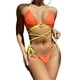 thumbnail image 1 of Traje baño sexy sin espalda para mujer Trajes baño vinculados corazón Trajes baño piezas, 1 of 4