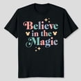 thumbnail image 2 of FRYAID Magical Shirt Women Believe in The Magic Tshirt Kingdom Castle Tie Dye Tee Family Holiday Vacation Short, Men's And Women's Graphic Tee 100% Cotton by TBun, Full Sizes S-5XL, 2 of 4