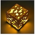 thumbnail image 1 of Minecraft Lanterne LED à Quatre Côtés, Décorative (Or), 1 of 2