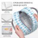 thumbnail image 3 of Easygdp Blue and White Squares Bolsa de Almuerzo Insulada Grande, Forro de Aluminio, Diseño Espacioso, a Prueba de Fugas, Ideal para Trabajo, Picnics, Viajes y Actividades al Aire Libre, 3 of 6