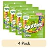 (4 pack) Skittles Sour Candy, Chewy Candy Grab N Go - 7.2 oz Bag