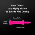 thumbnail image 2 of Amy Sport Golf Tees Step Down Plastic Unbreakable 50 Pack Reusable Bulk Professional Height Control Castle Tee for Practice, 2 of 7